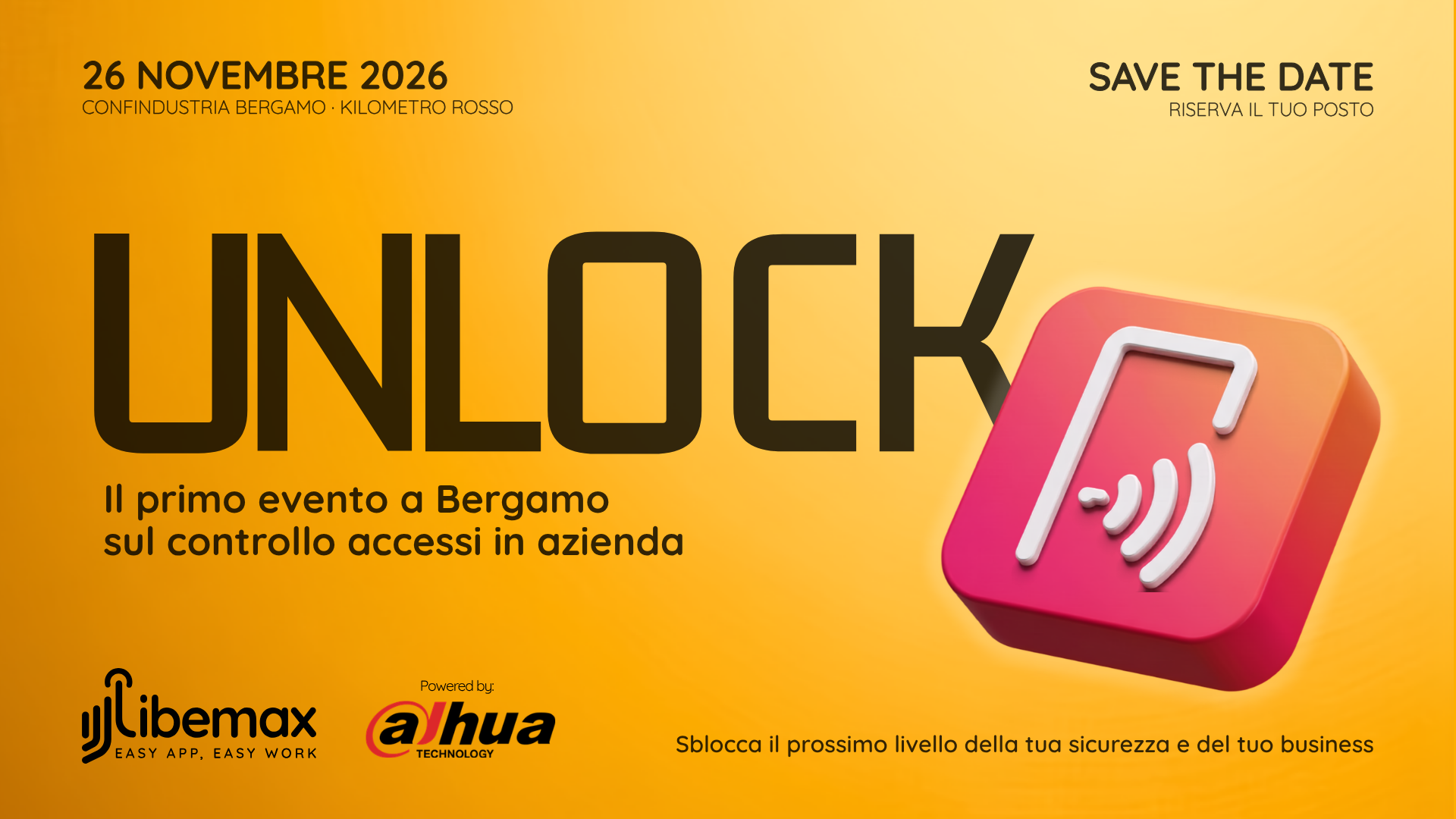 Unlock confindustria libemax controllo accessi